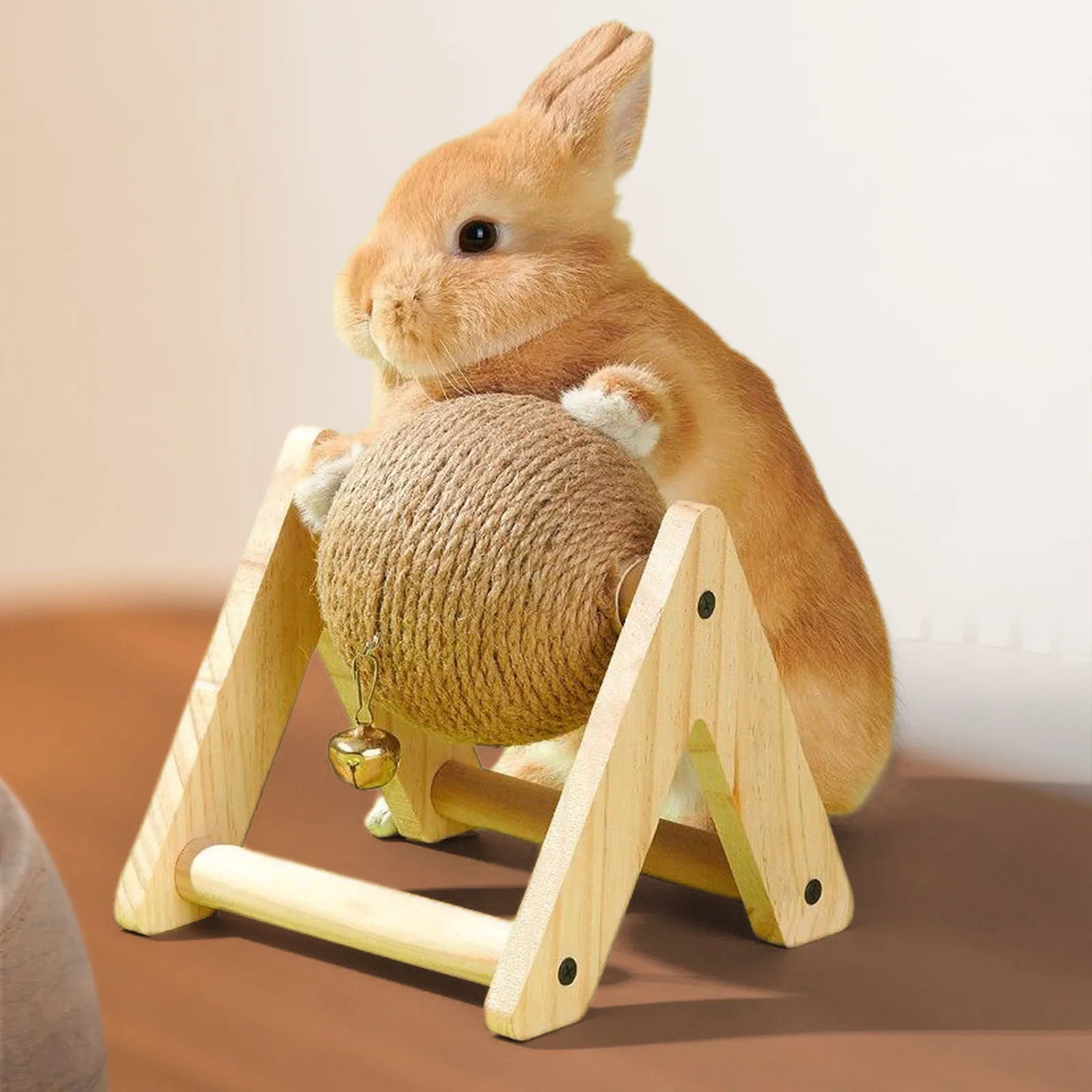 Rabbit Sisal Grinding & Chew Ball Toy