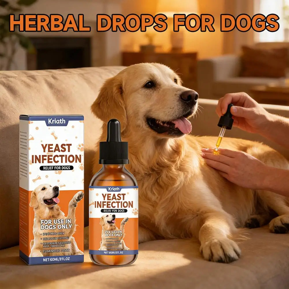 Herbal Coat & Skin Care Drops for Dogs