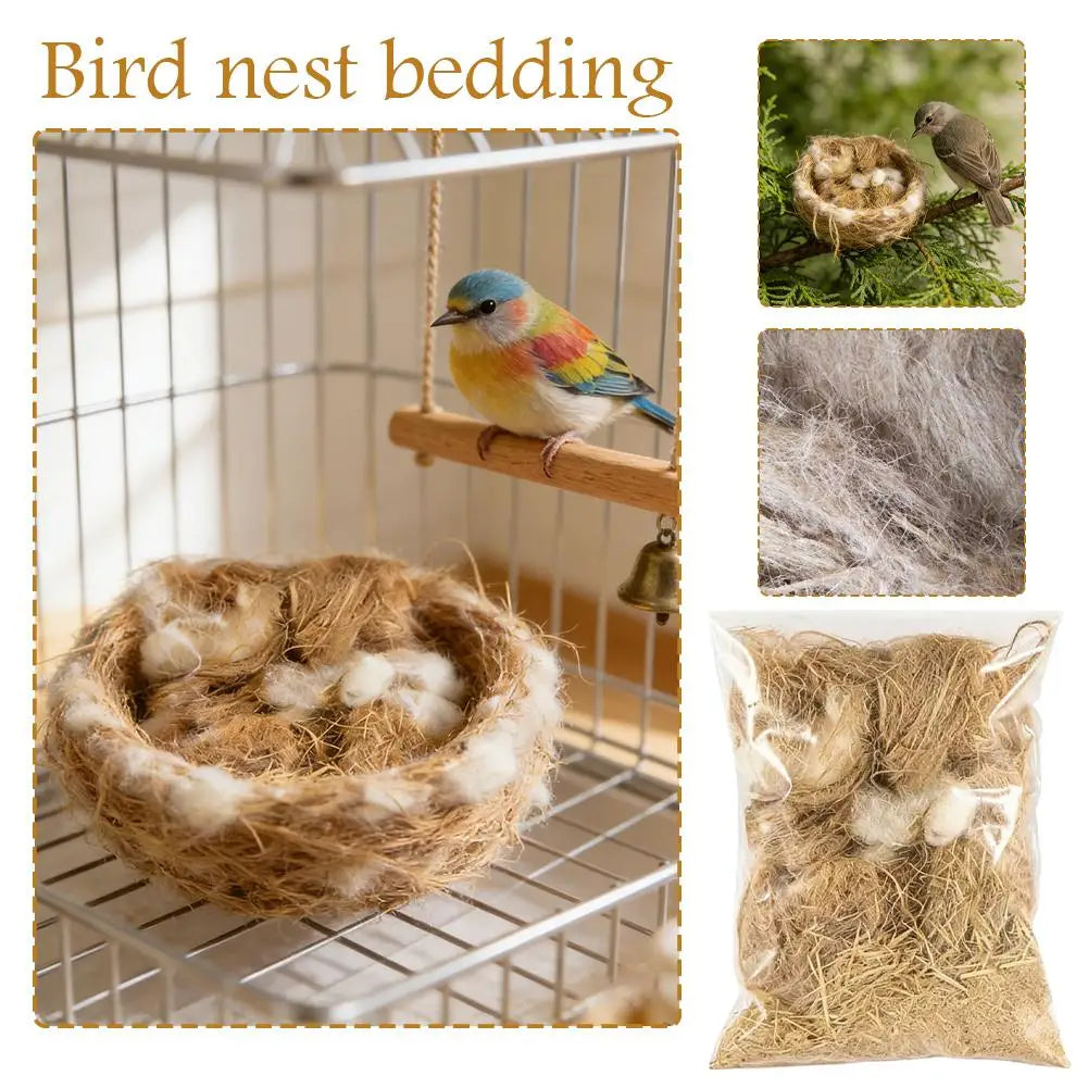 Natural Jute Bird Nesting Fiber