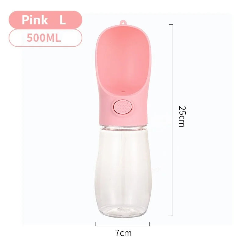 Portable Pet Water Bottle – 350/500 ml