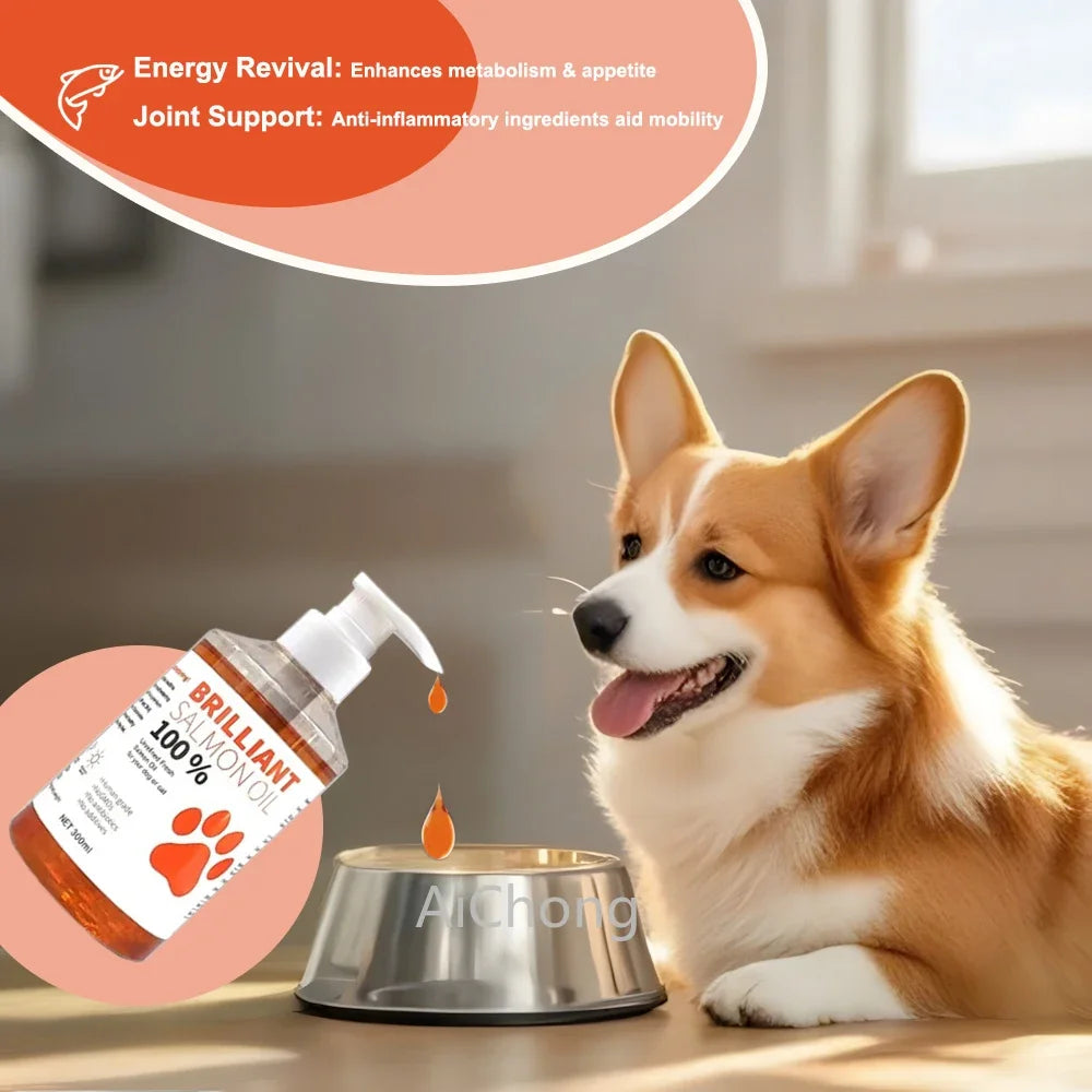 Human-Grade Salmon Oil for Pets
