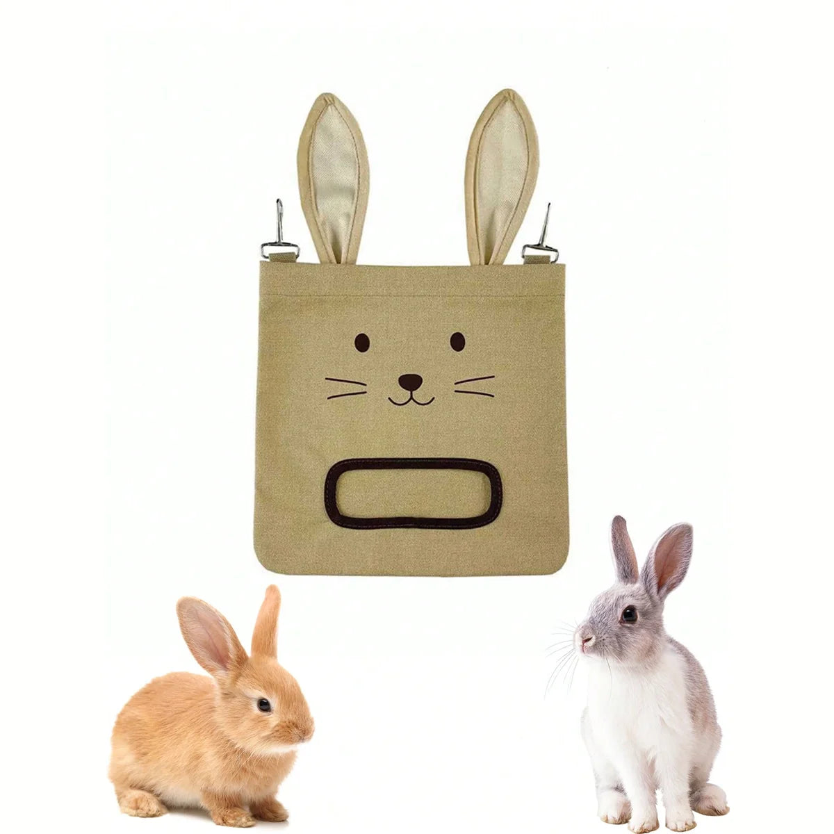 Hanging Rabbit Hay Feeder Bag