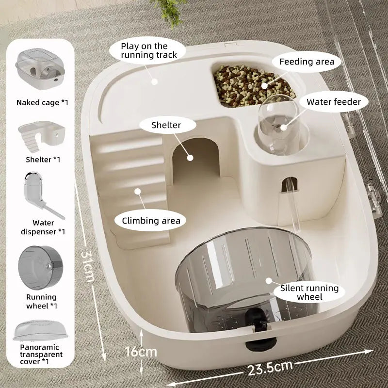 Hamster Luxury Villa Cage