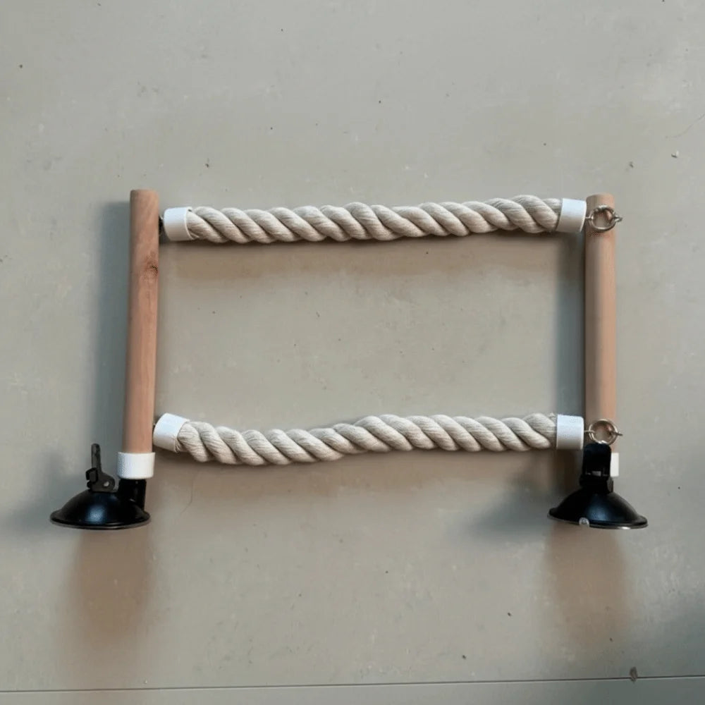 Suction Cup Parrot Swing & Climbing Perch