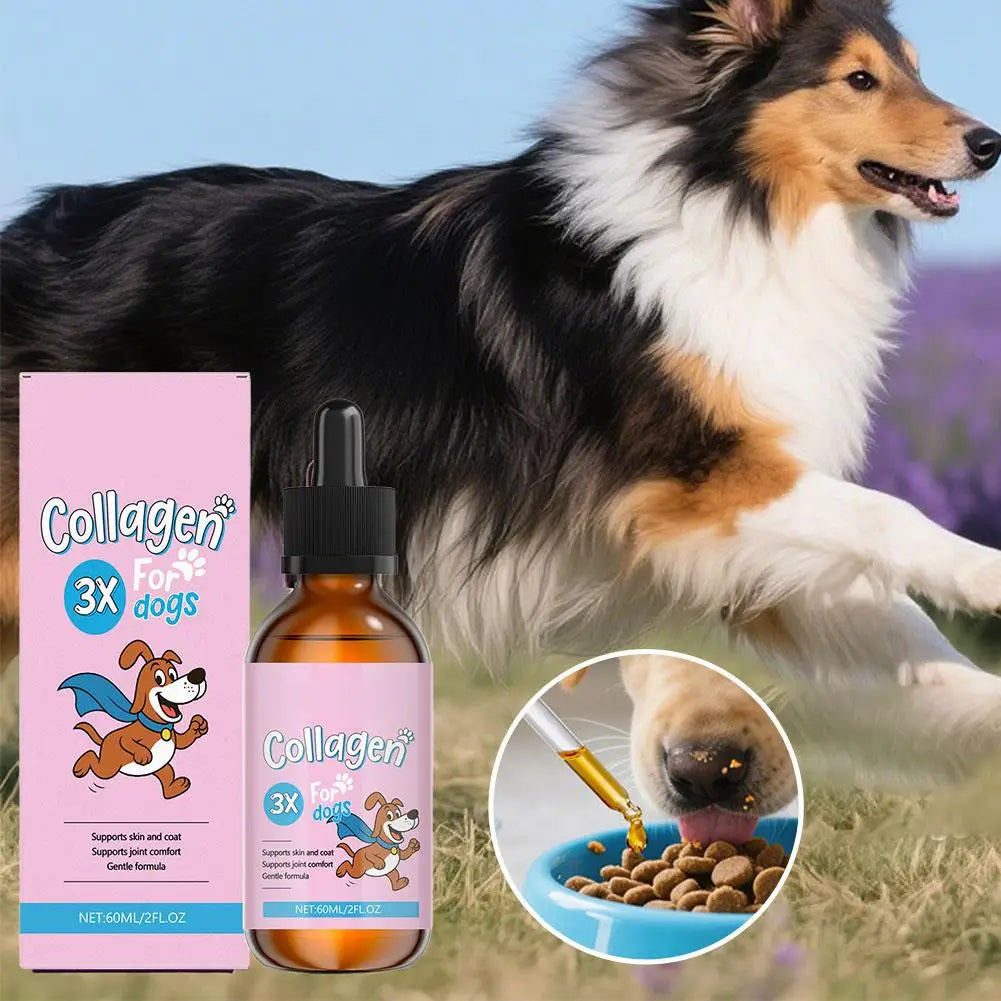Pet Collagen Drops for Skin & Hair