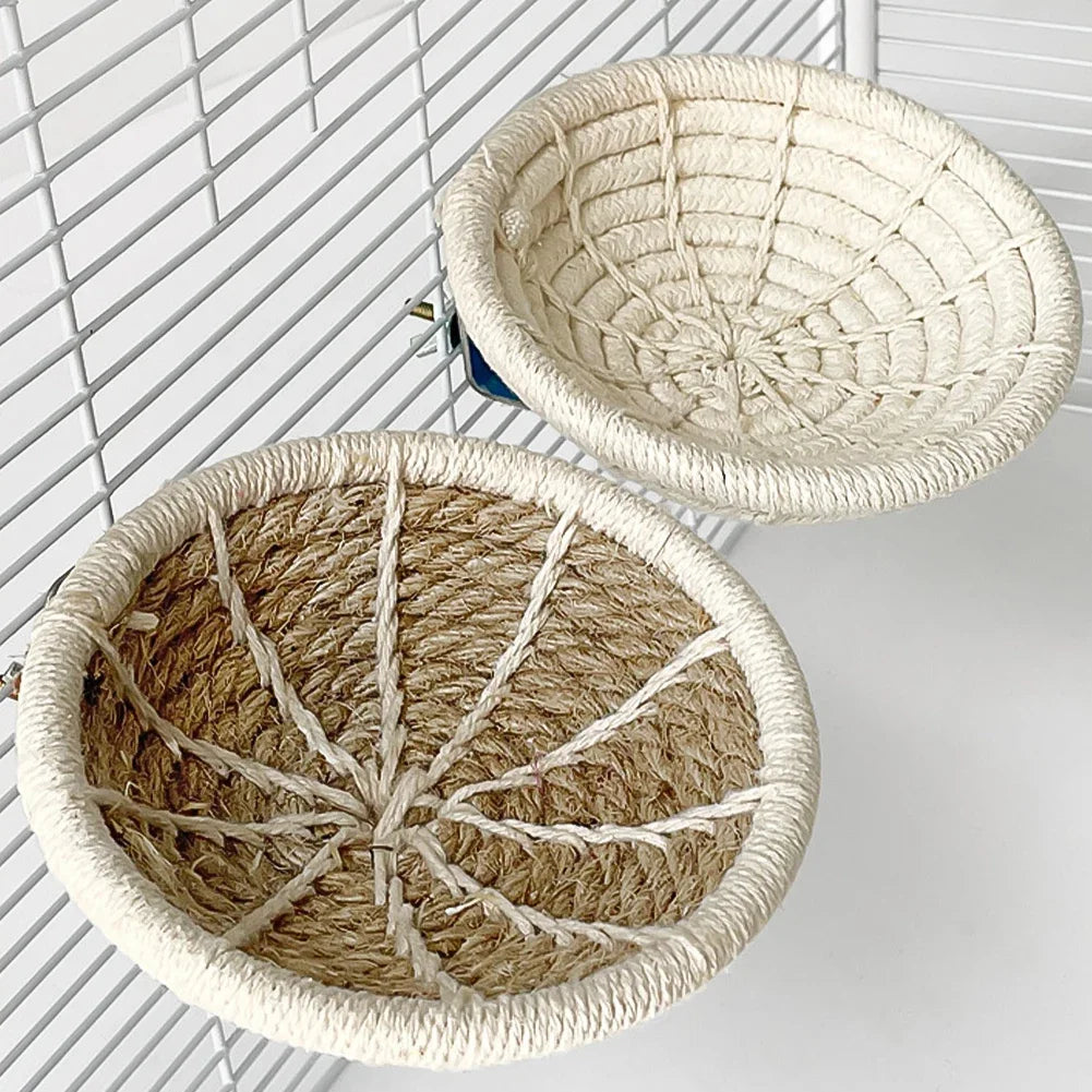 Handmade Hemp Rope Parrot Sleeping Nest