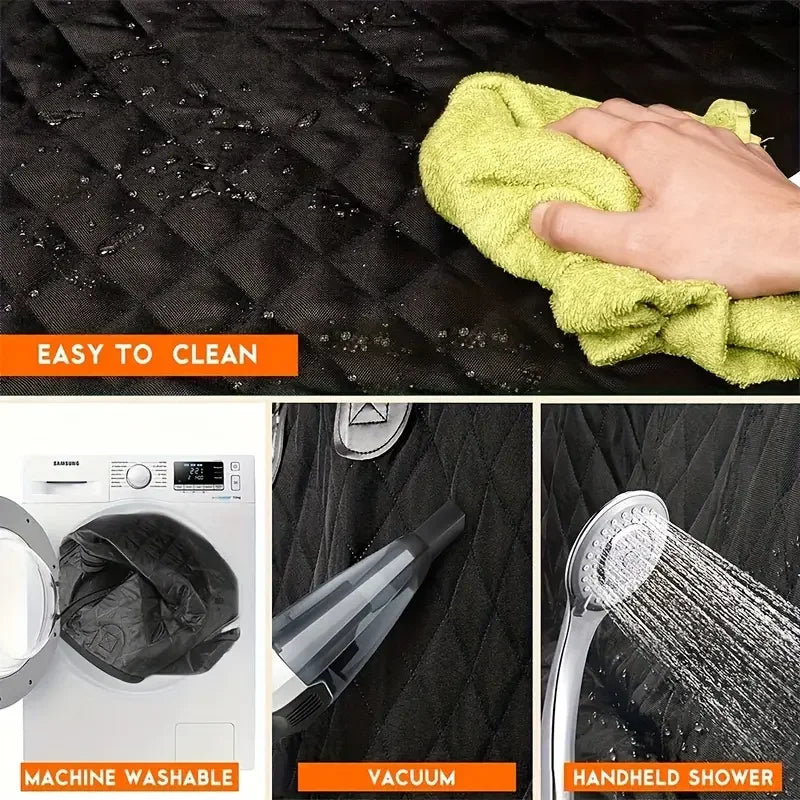100% Waterproof Dog Car Hammock with Mesh Window