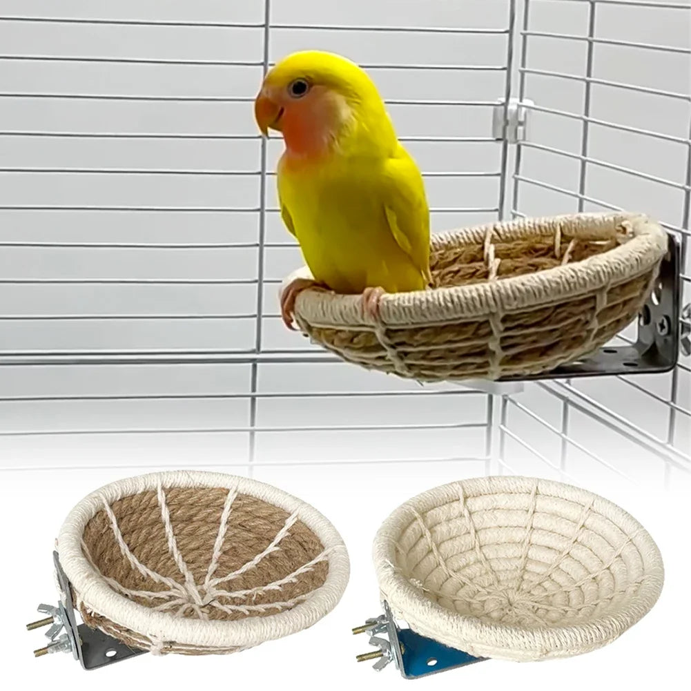 Handmade Hemp Rope Parrot Sleeping Nest