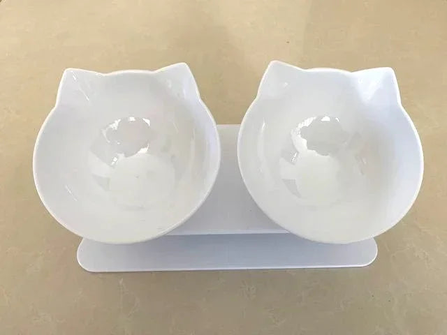 Elevated Double Pet Bowl with Stand