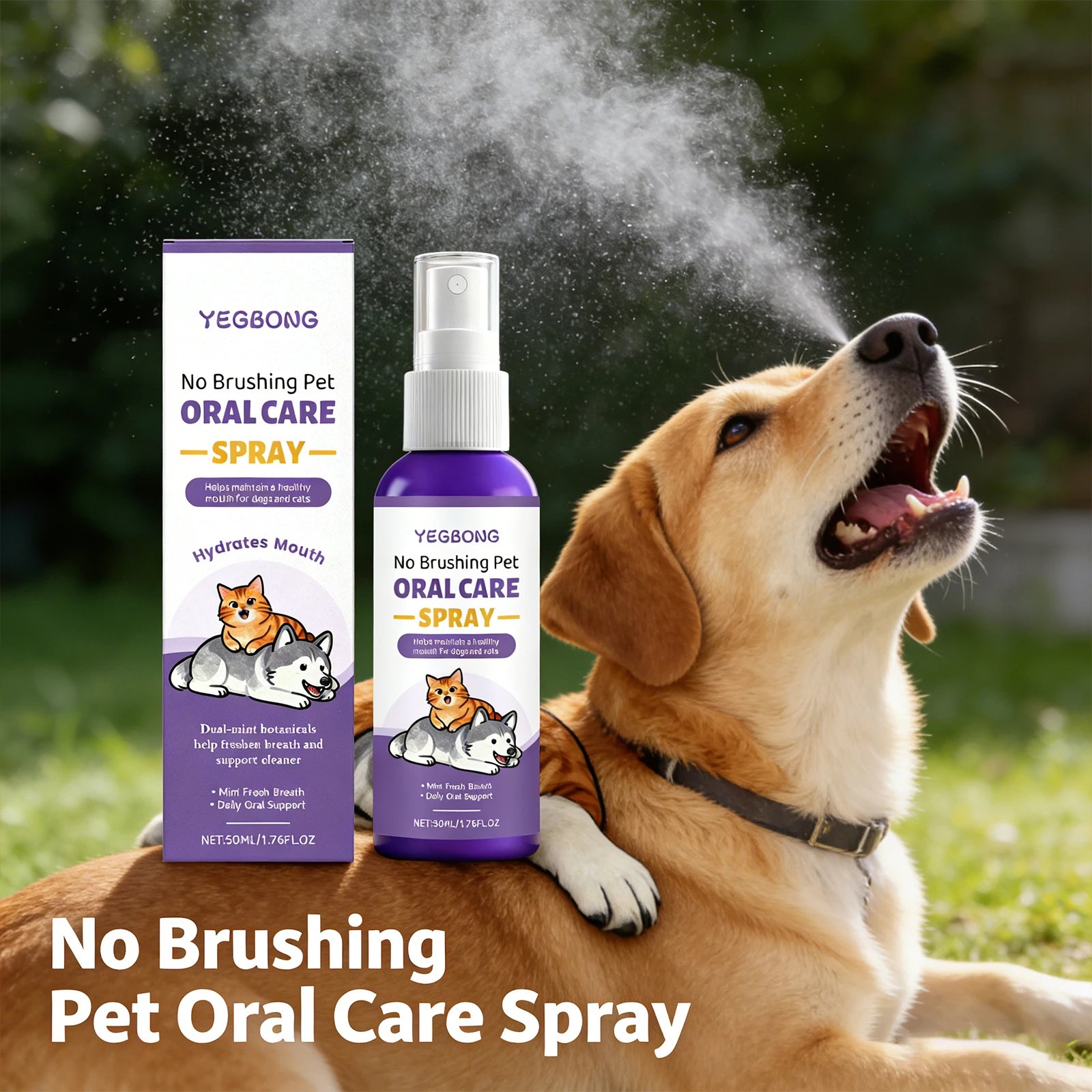 Dog Dental Spray for Fresh Breath & Oral Care