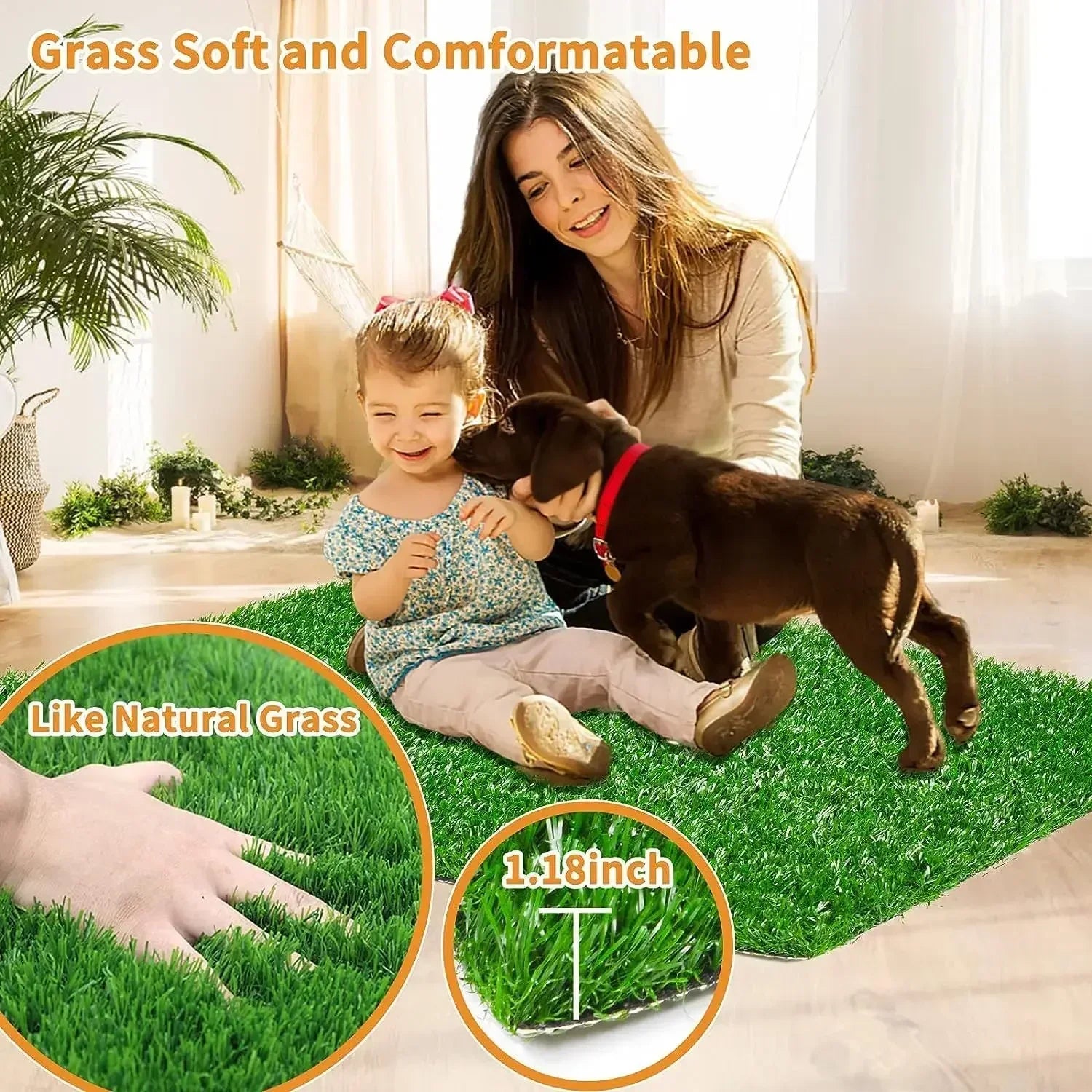 Artificial Grass Dog Potty Training Mat