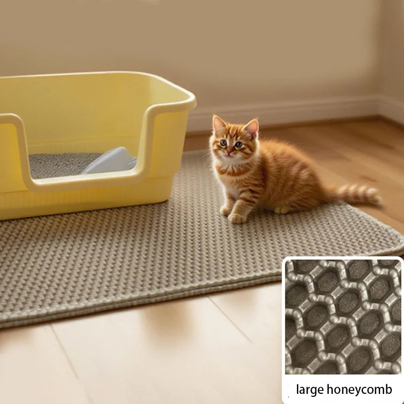 Waterproof Double-Layer Cat Litter Mat